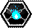 gif of a blue flame surrounded by chains