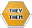 stamp with they/them pronouns